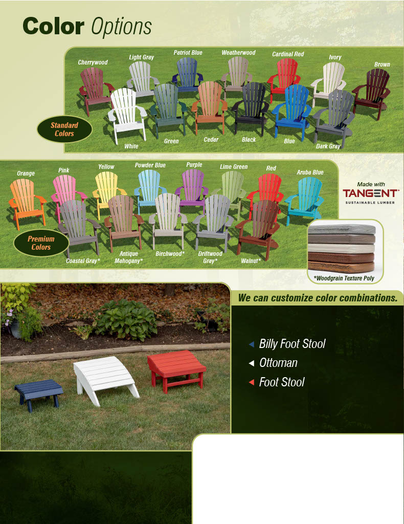 Adirondack Chairs MD PA