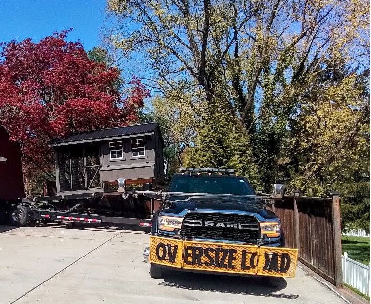 Maryland Shed Swingset Delivery