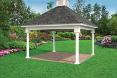 Green Lawn in Landscaped Formal Garden